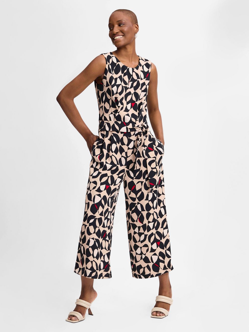 Betty & Co Jumpsuit Damen mehrfarbig gemustert, 40