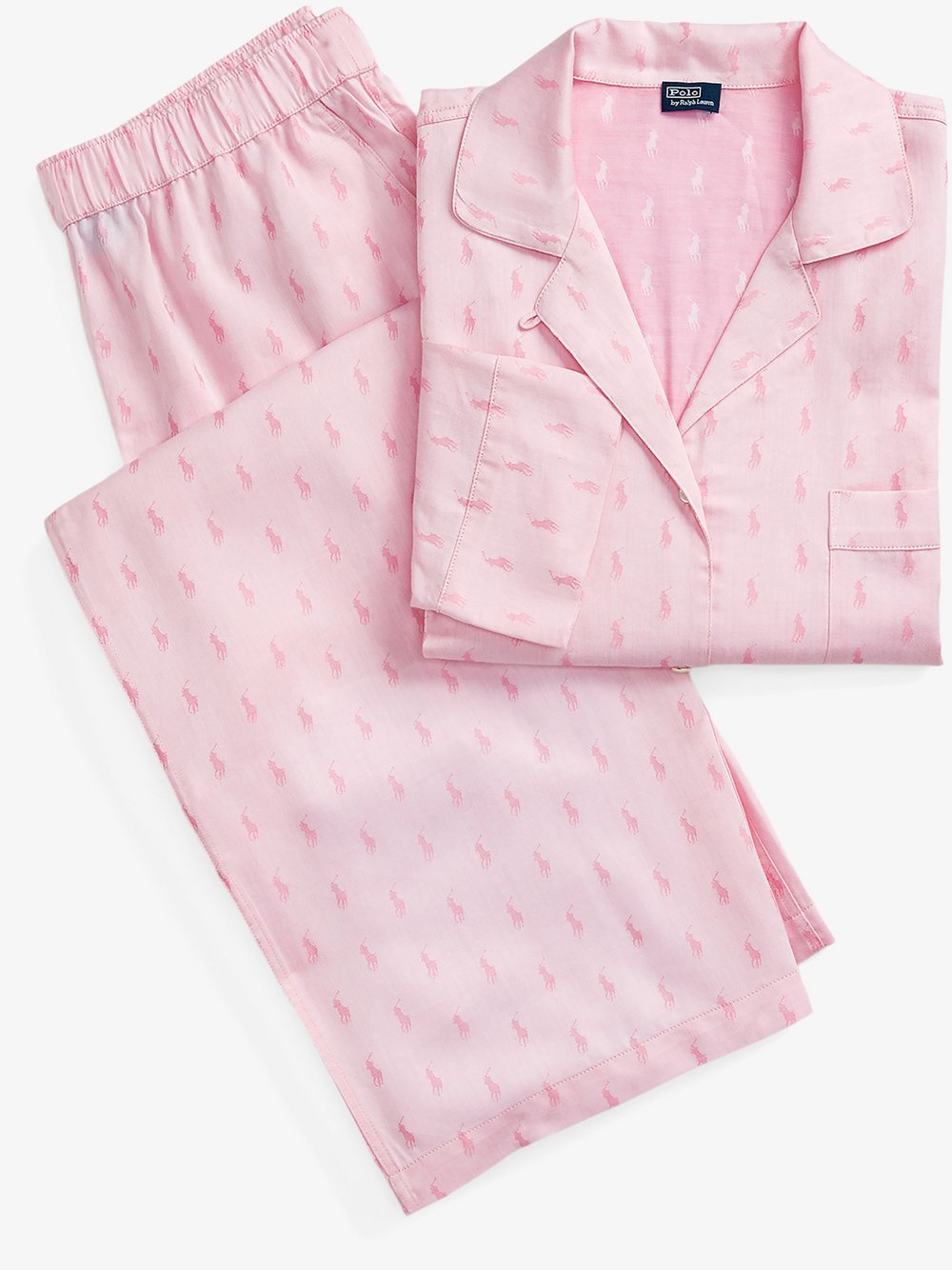 Polo Ralph Lauren Pyjama  Damen Jersey pink bedruckt, XS