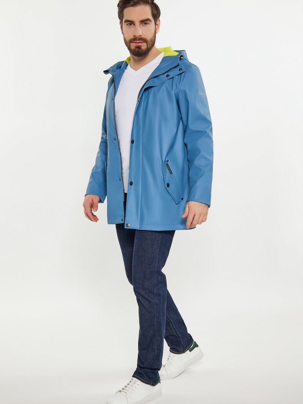 Schmuddelwedda Regenjacke Herren blau, XXL