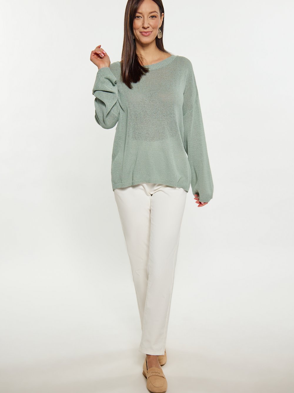 Usha Zur Seite fahren Damen grün, XL/XXL