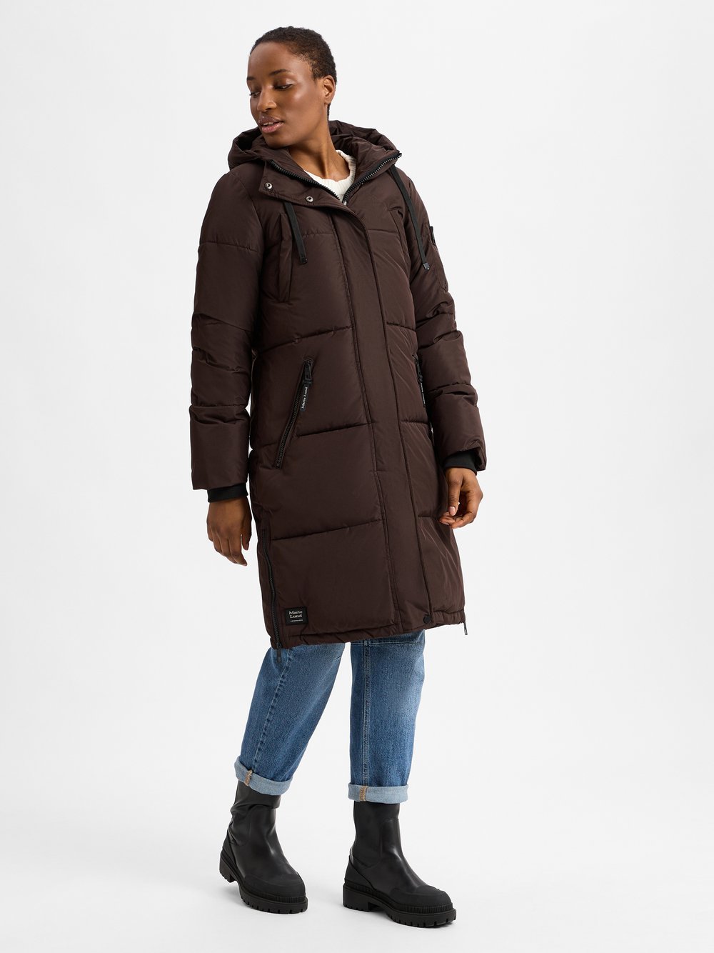 Marie Lund Steppmantel Damen braun, XL