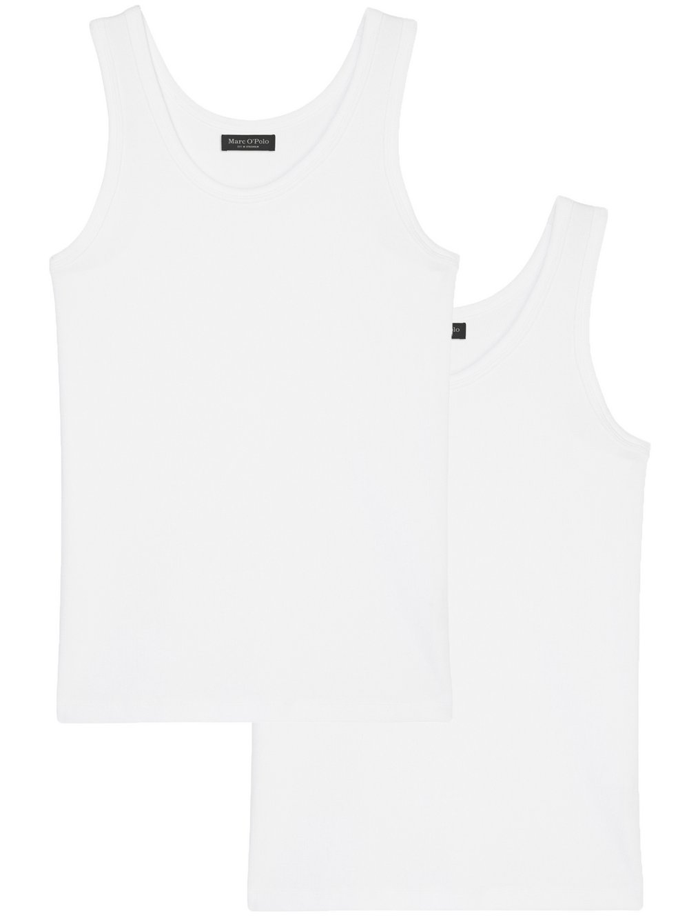 Marc O'Polo Tanktop  Herren Jersey weiß, L