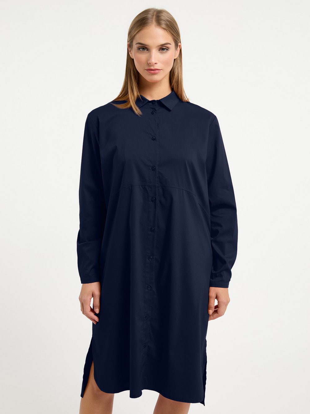 Frieda & Freddies Blusenkleid Damen Baumwolle blau, 38