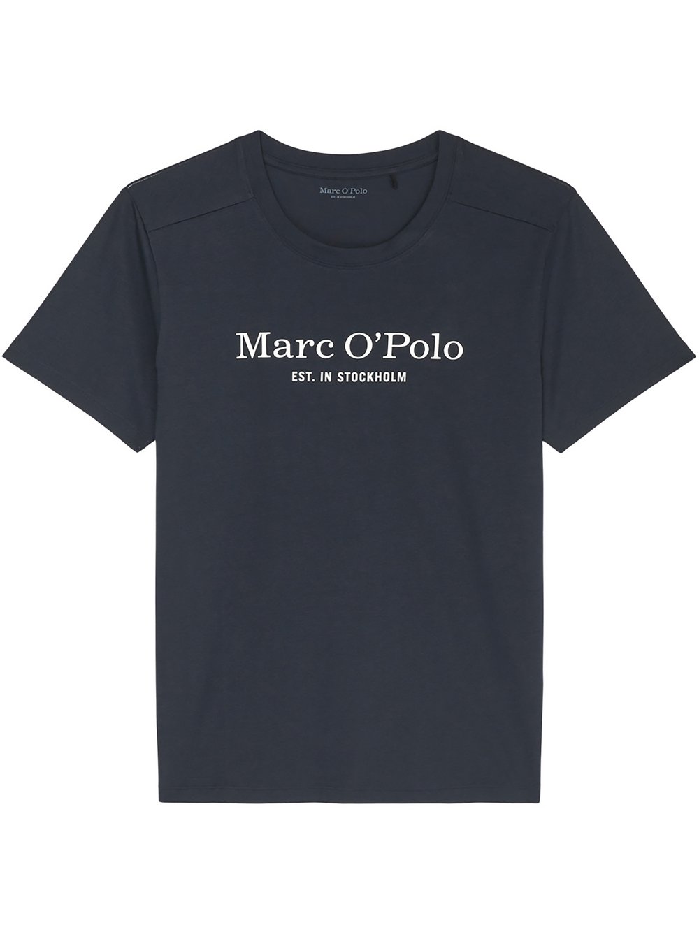 Marc O'Polo T-Shirt  Herren Jersey blau bedruckt, L