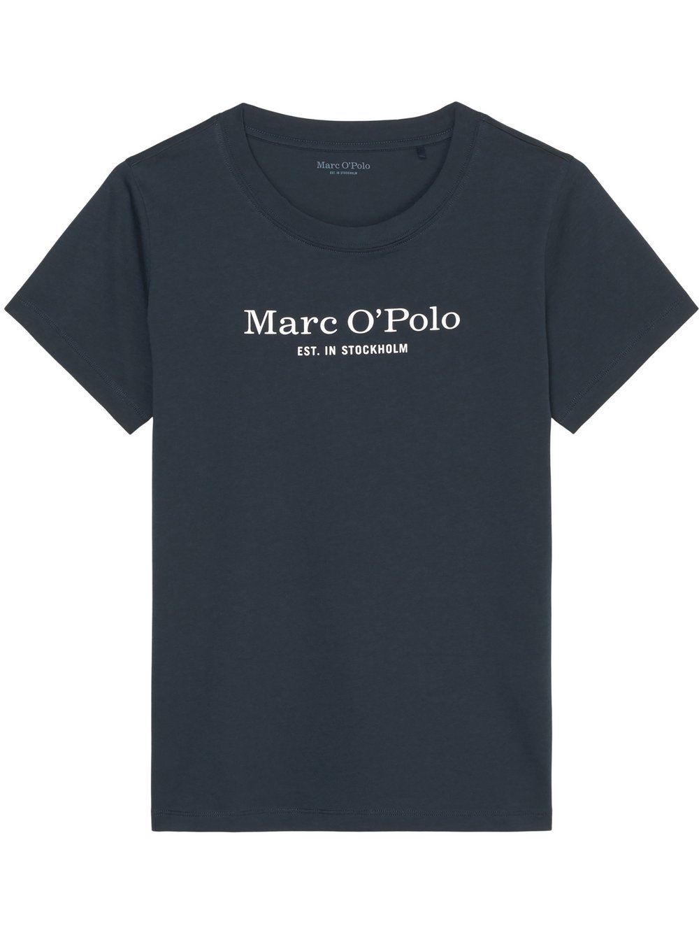 Marc O'Polo T-Shirt  Damen Jersey blau bedruckt, XS