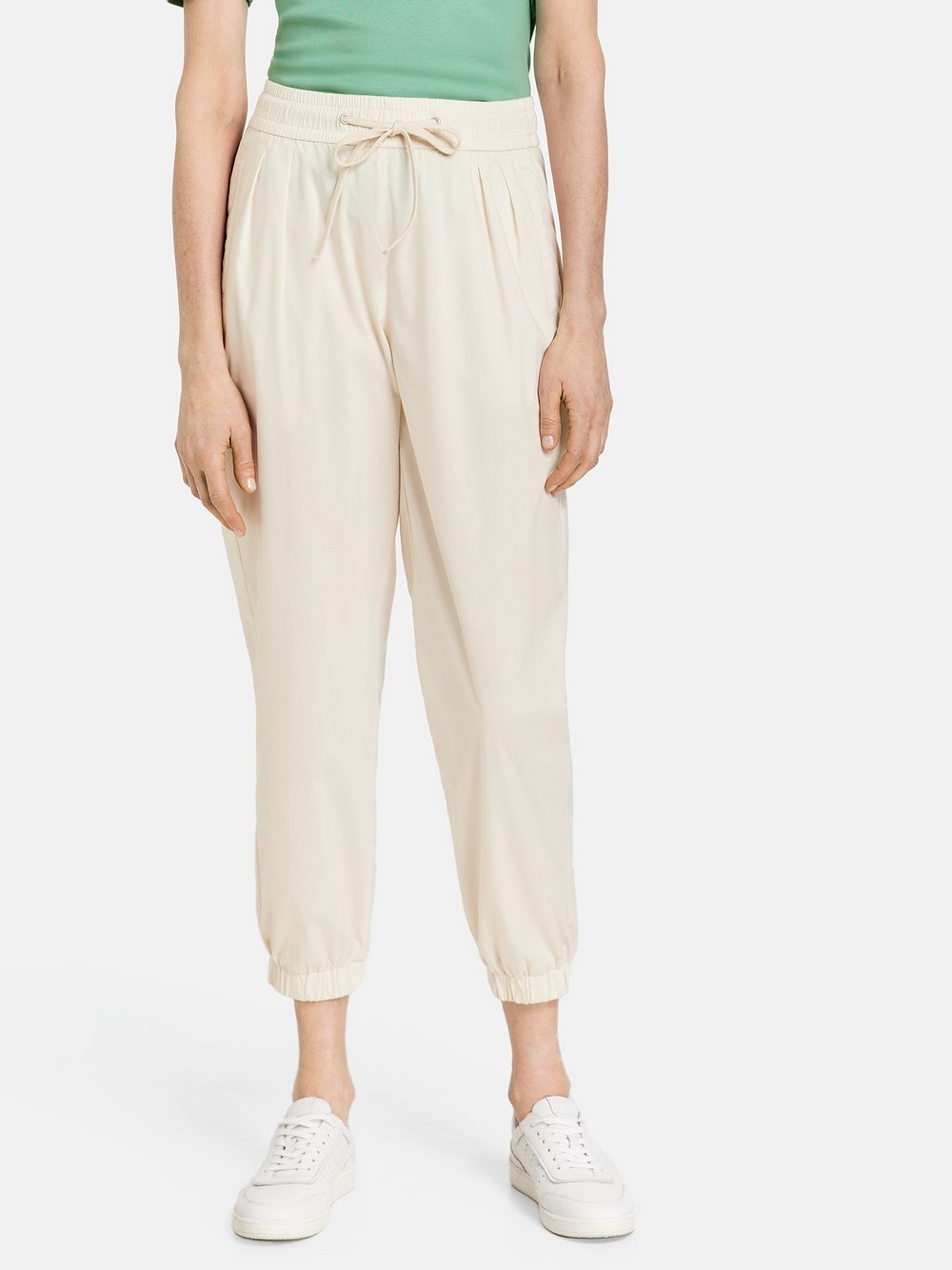 Gerry Weber Jogpants Damen Baumwolle beige, 34