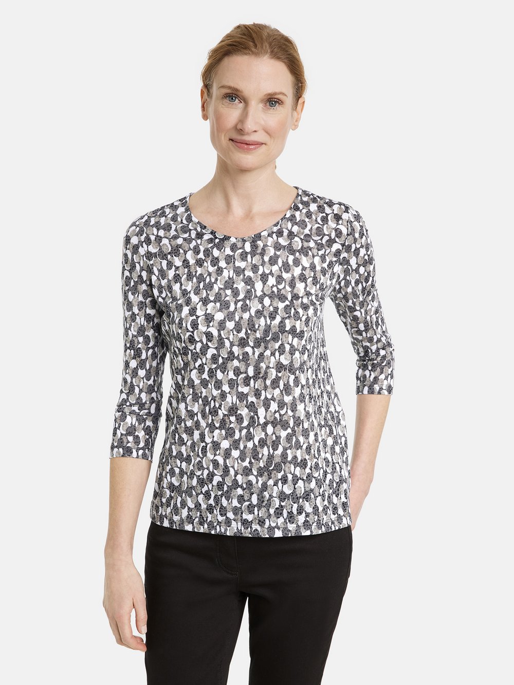 Gerry Weber 3/4 Arm Shirt Damen mehrfarbig gepunktet, 34