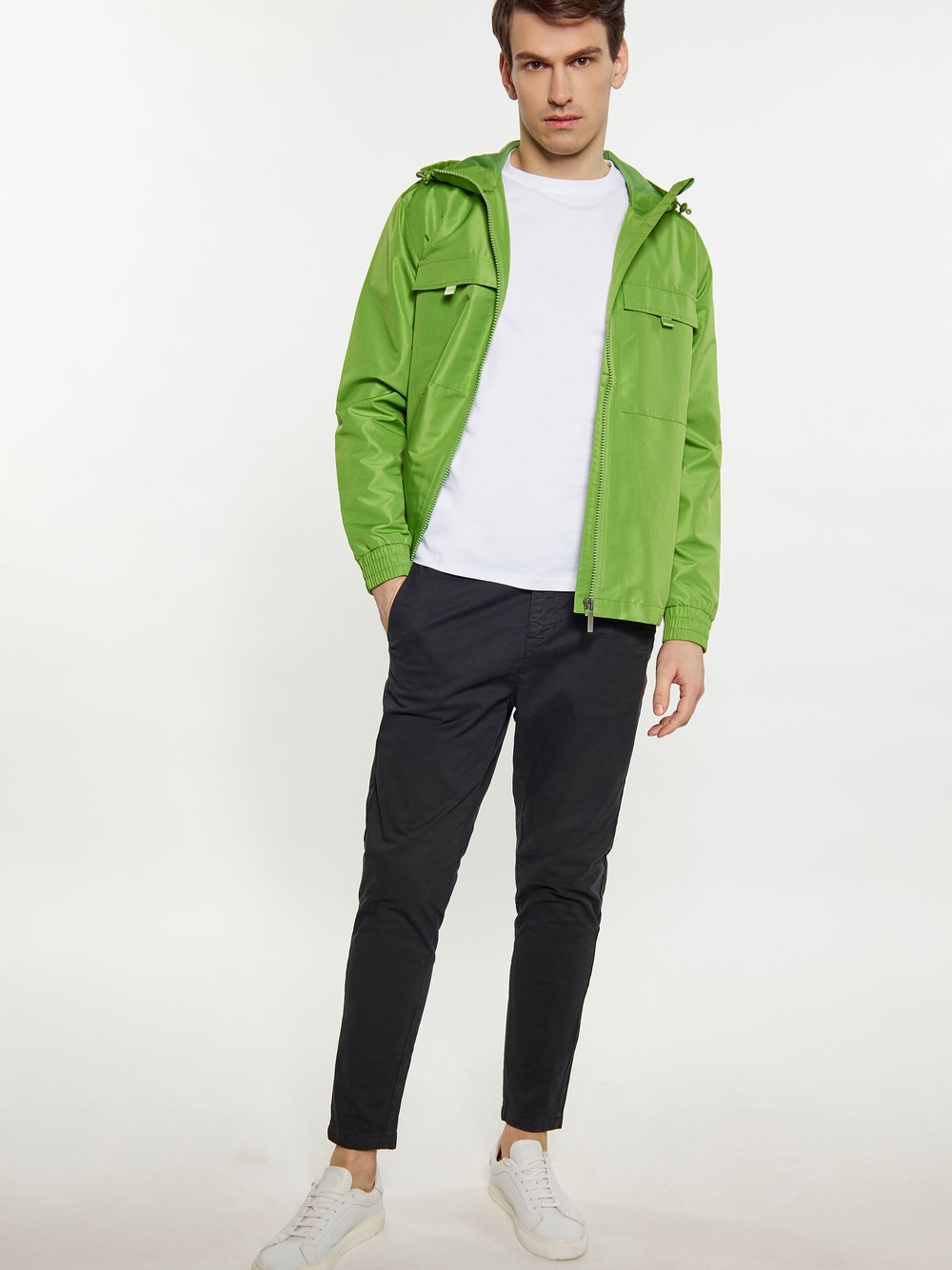 Mo Anorak Herren grün, S