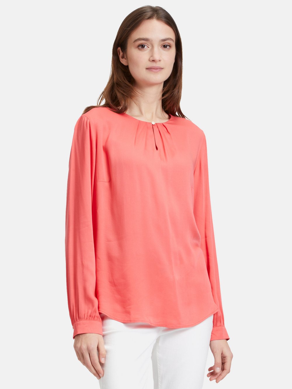 Betty Barclay Langarm-Bluse Damen Viskose rot, 48