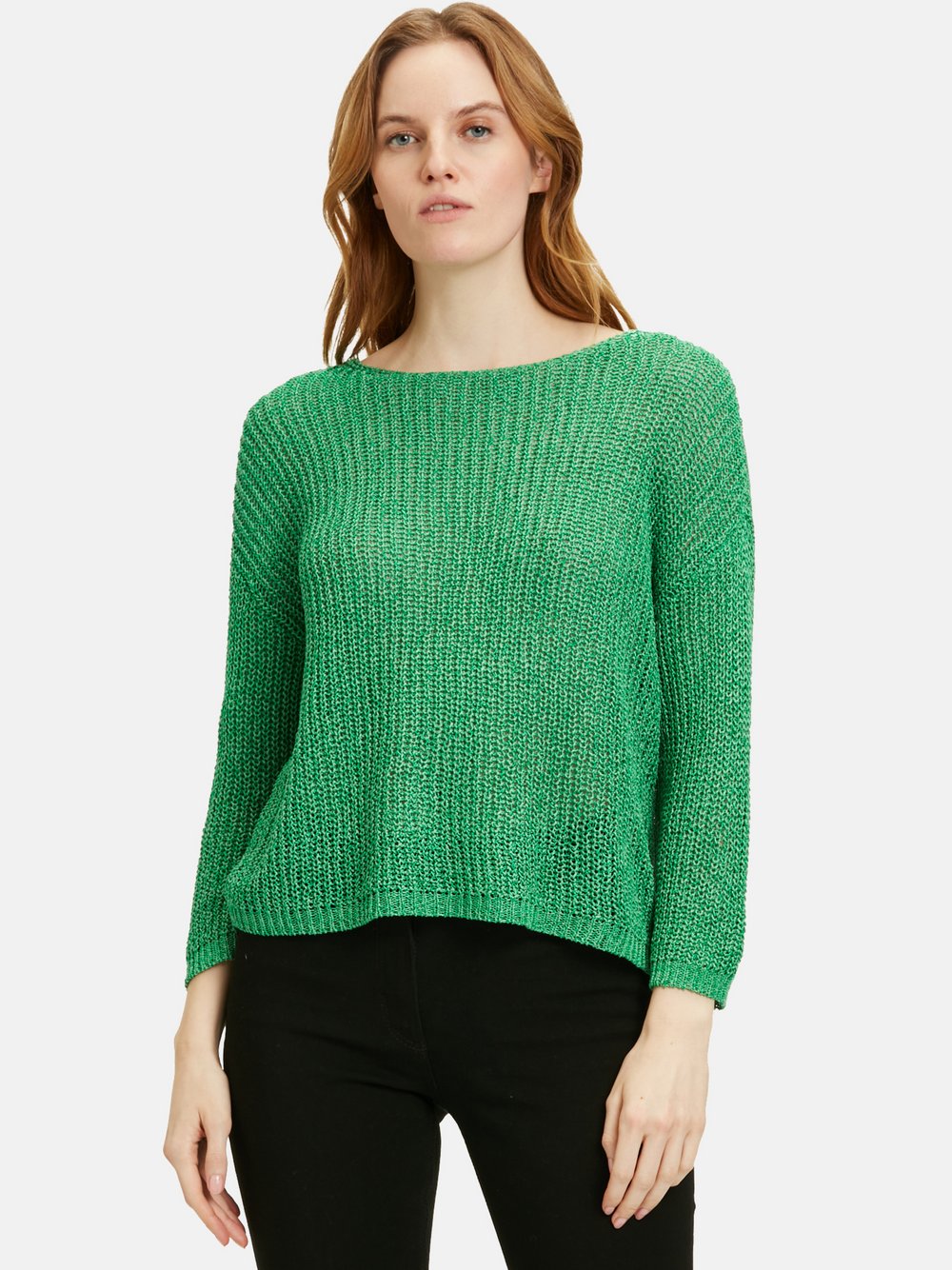 Betty Barclay Basic-Strickpullover Damen Polyamid grün, 48