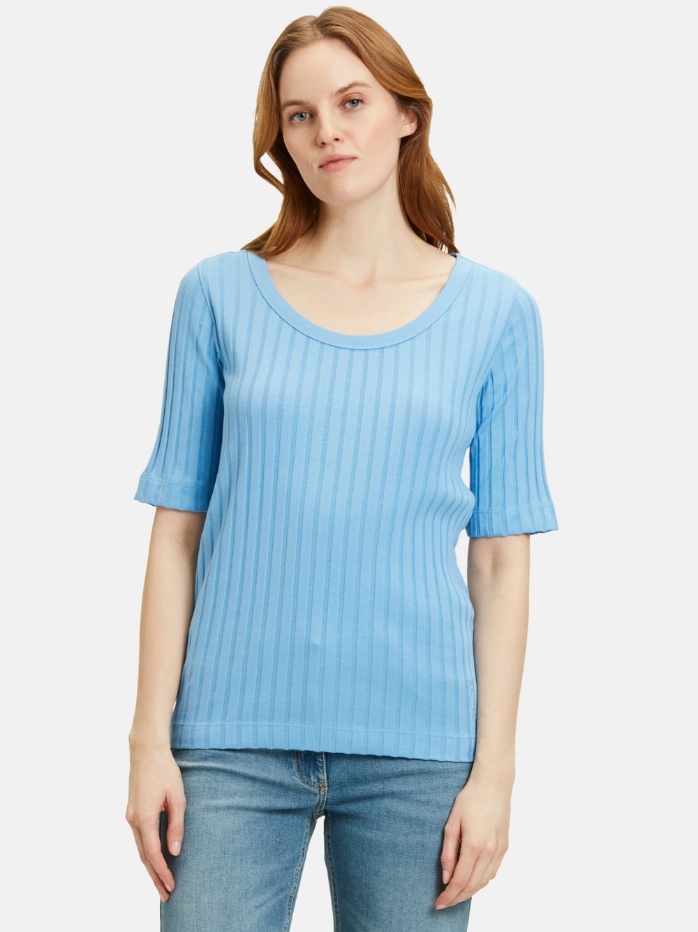 Betty Barclay Basic Shirt Damen Baumwolle blau, 40