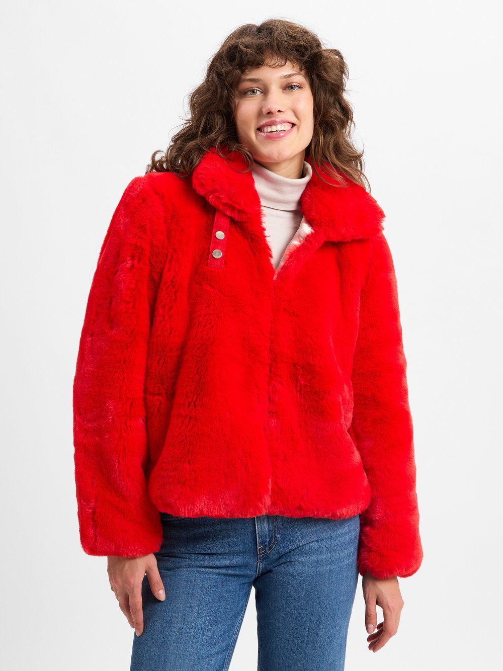 Nümph Übergangsjacke Damen rot, 38