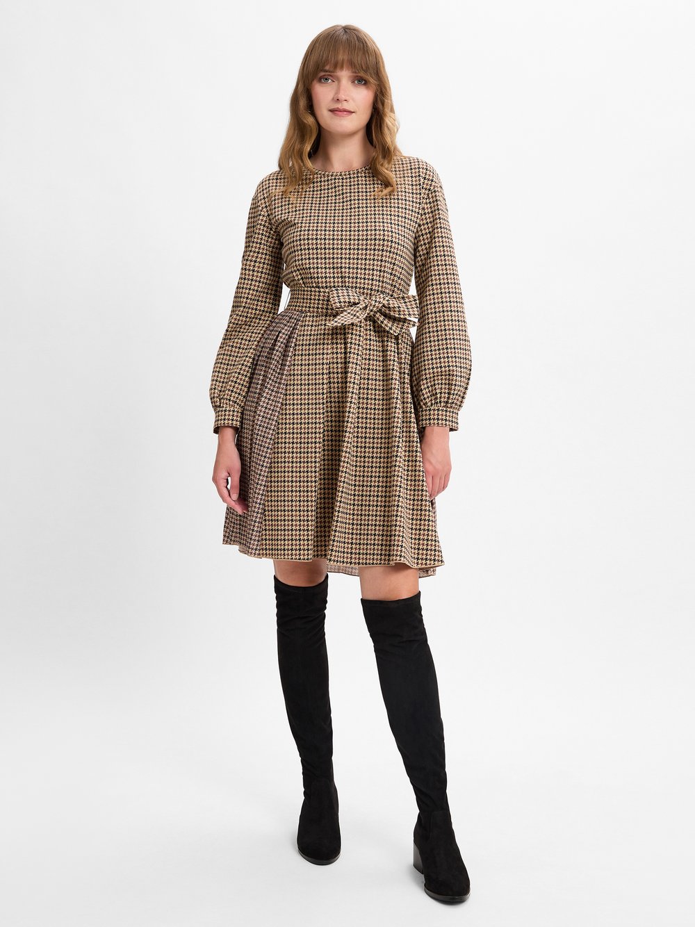 Weekend Max Mara Kleid Damen Baumwolle mehrfarbig gemustert, M