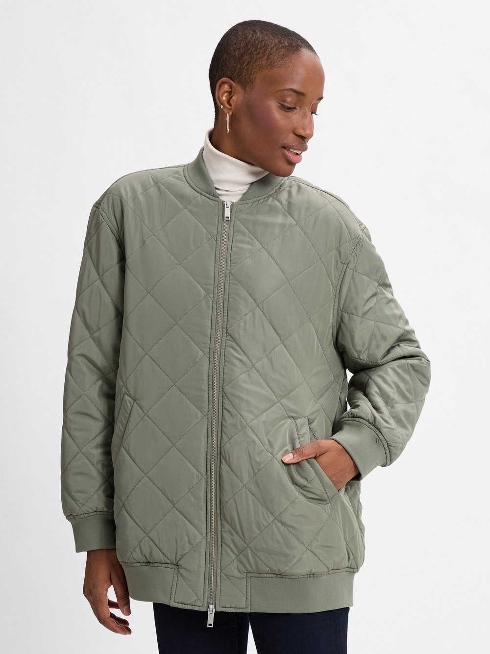 Msch Copenhagen Blouson Damen grün, XS/S