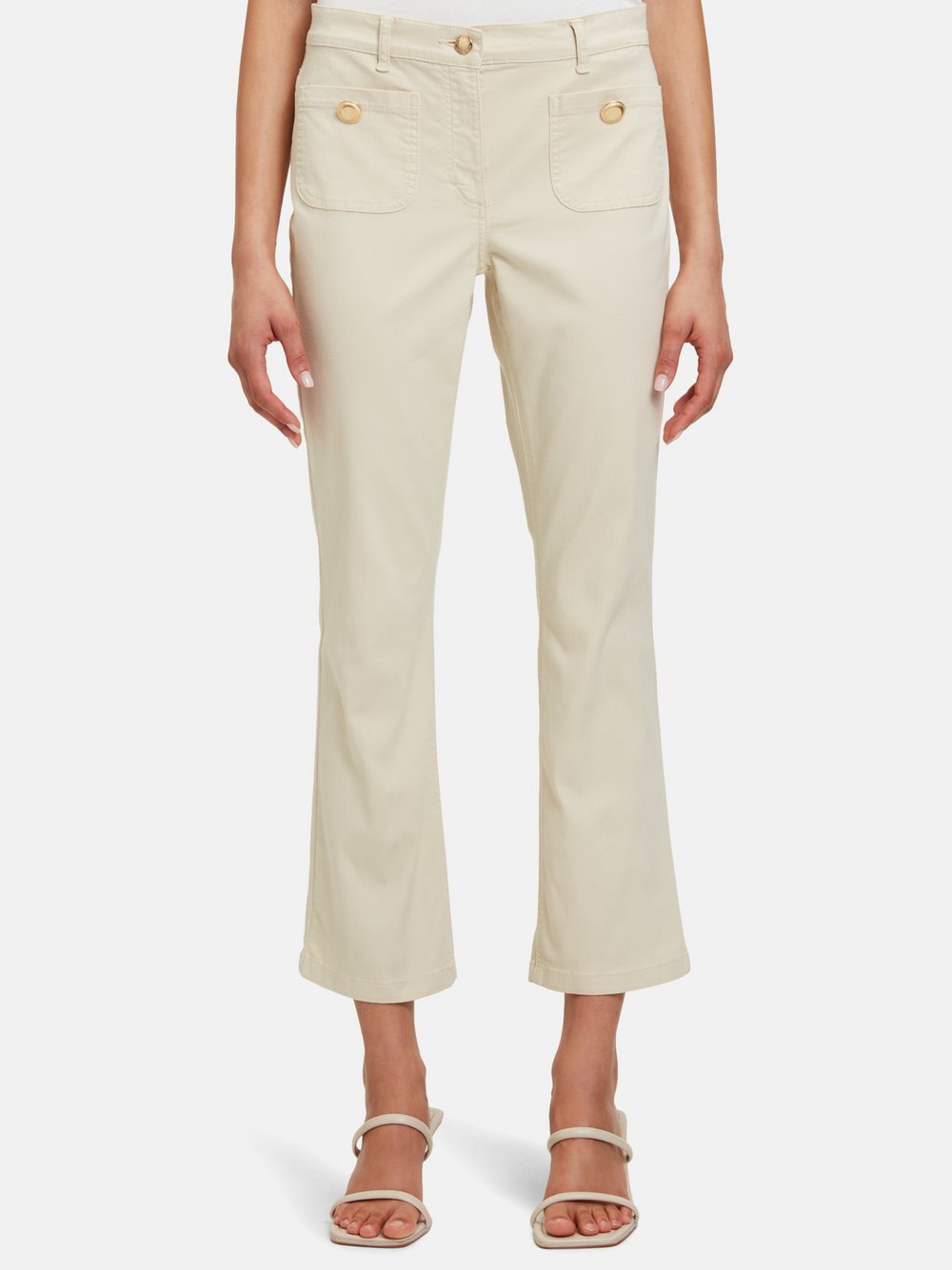 Betty Barclay Casual-Hose Damen Baumwolle beige, 40