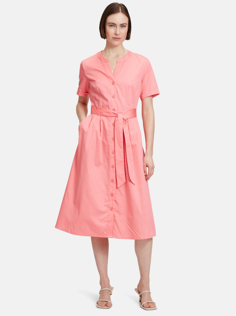 Betty Barclay Hemdblusenkleid Damen Baumwolle rosa, 46