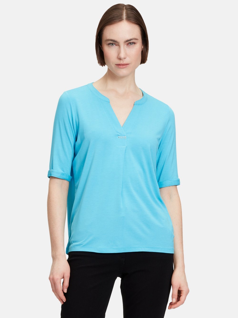 Betty Barclay Blusenshirt Damen Viskose blau, 38