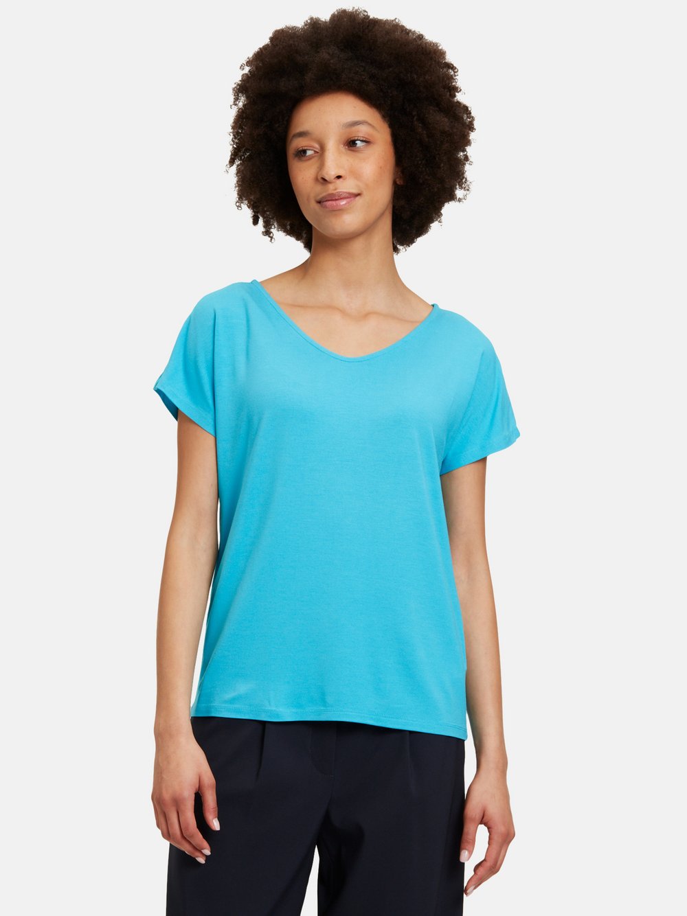 Betty Barclay Basic Shirt Damen Viskose blau, 38