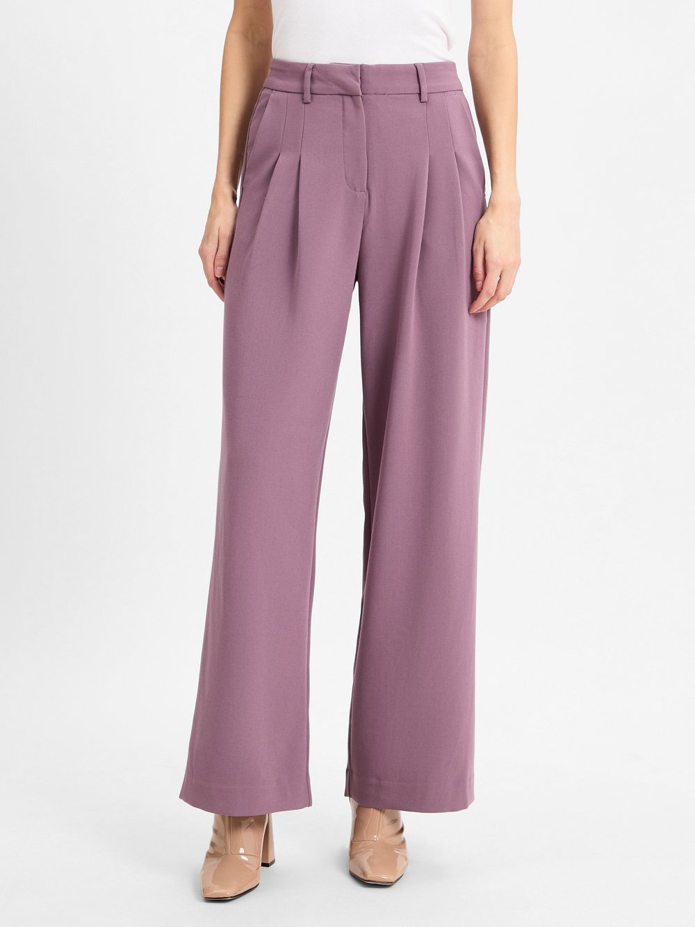 Msch Copenhagen Stoffhose Damen lila, XS