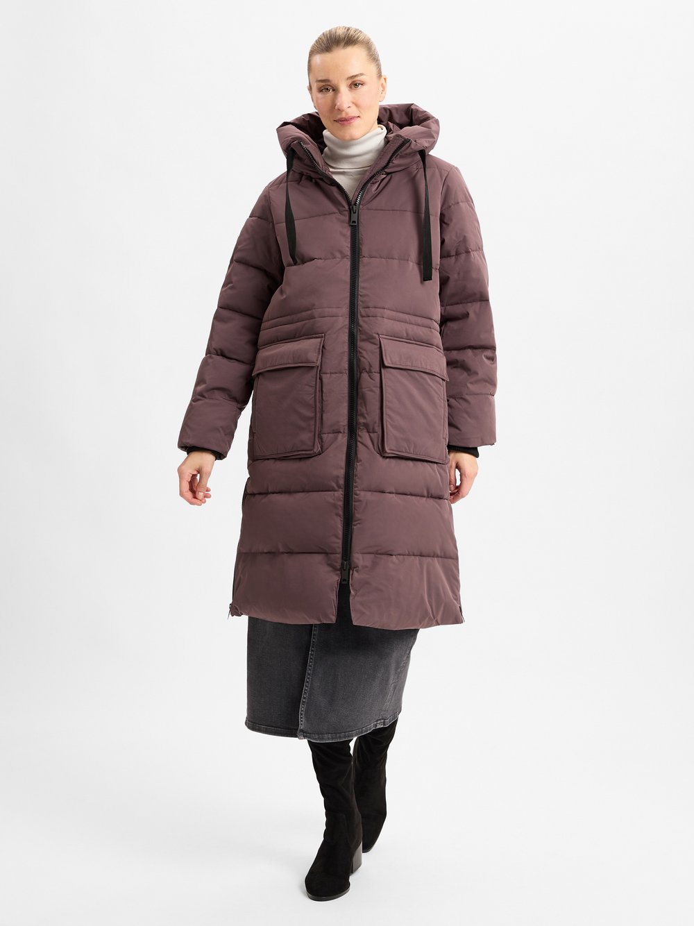 Msch Copenhagen Steppmantel Damen lila, M/L