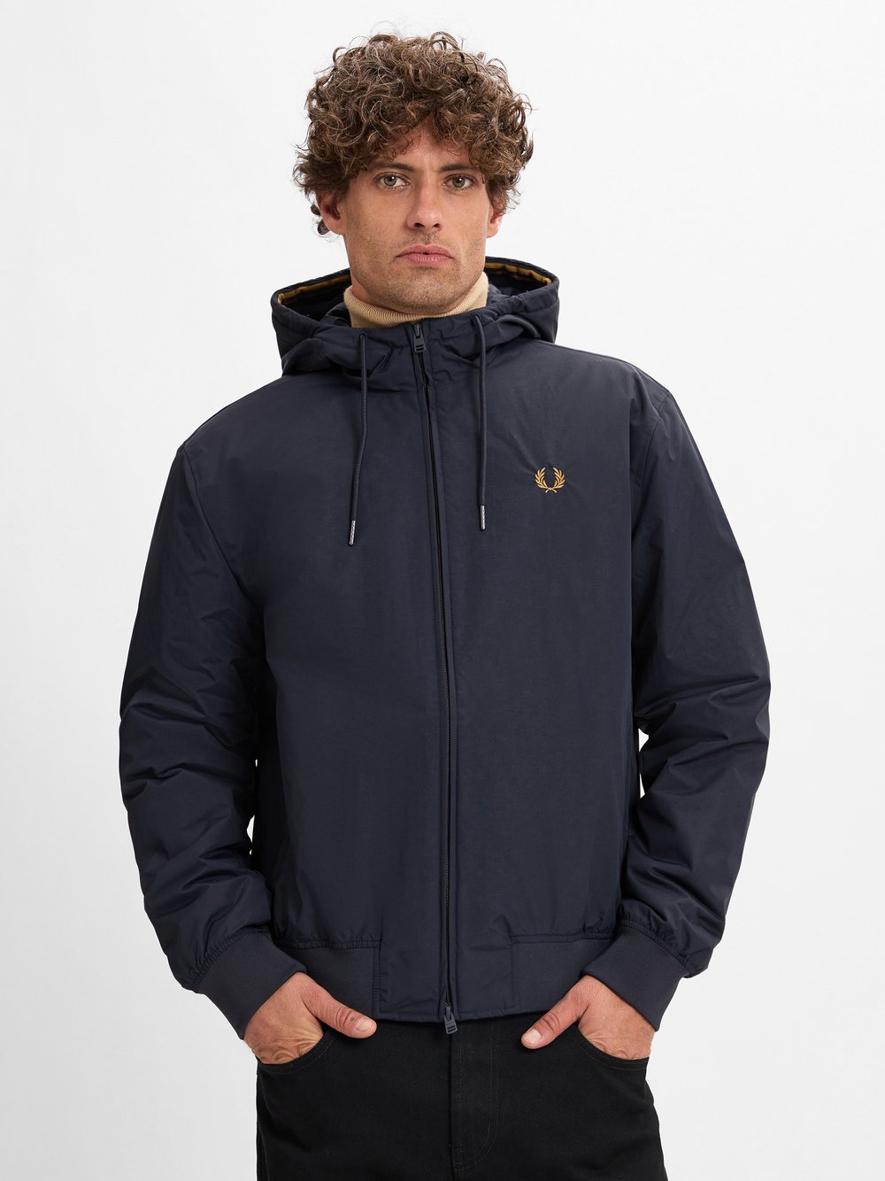 Fred Perry Jacke Herren blau, M