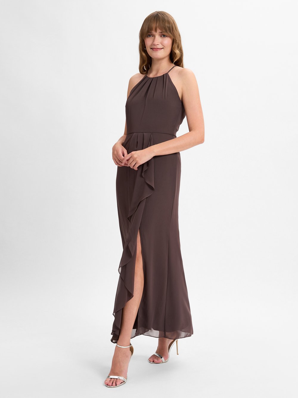 Marie Lund Abendkleid Damen braun, 40