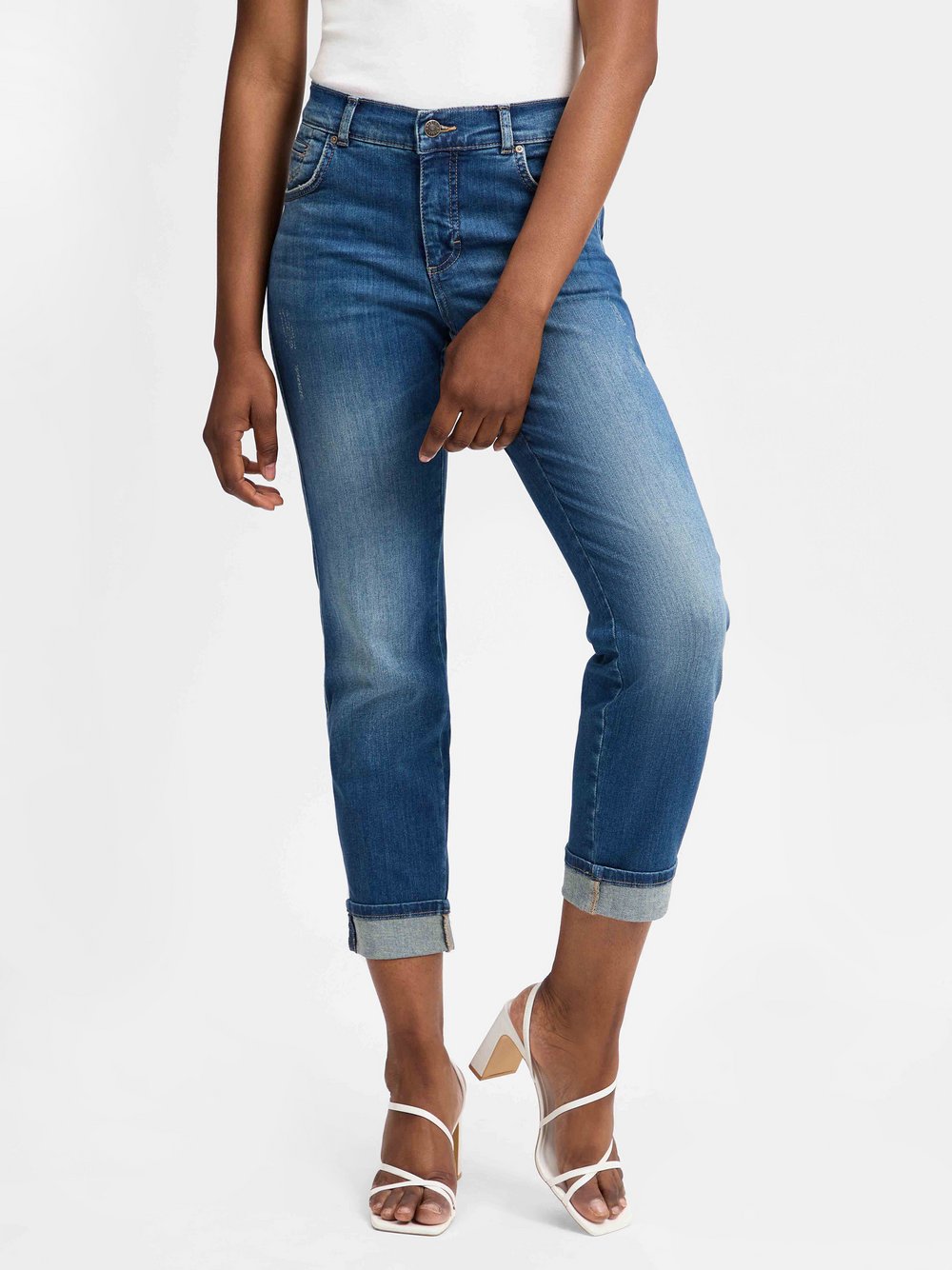 Angels Jeans Damen Baumwolle blau, 42-30