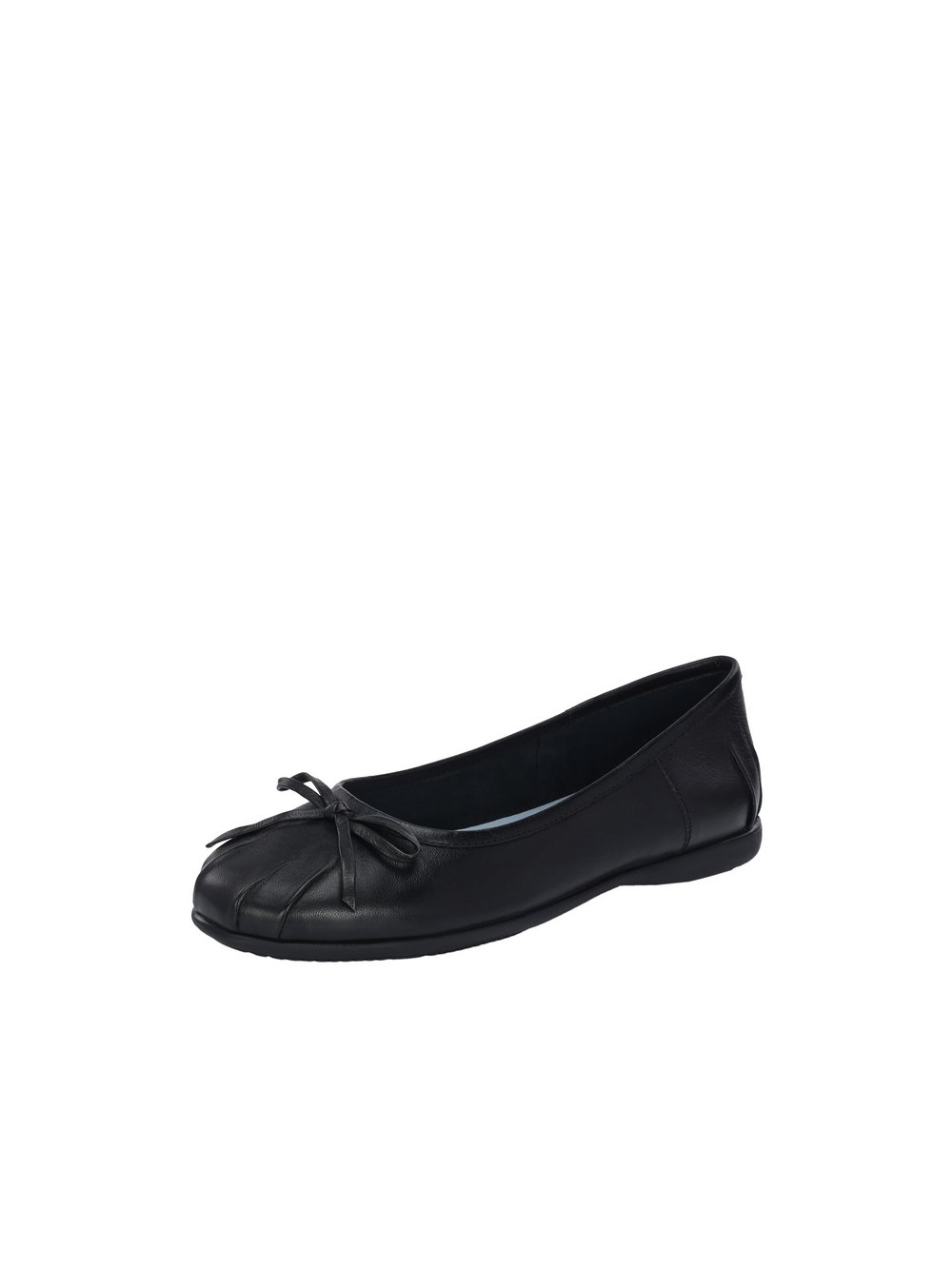 FREUDE Ballerina Damen Leder schwarz, 37