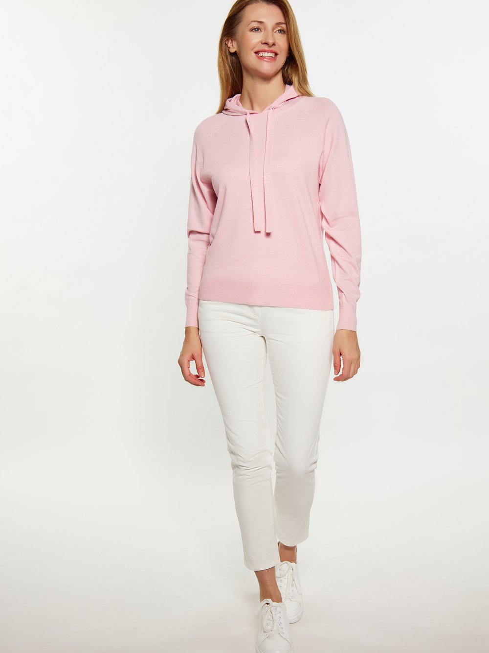 Usha Hoodie Damen Viskose rosa, S