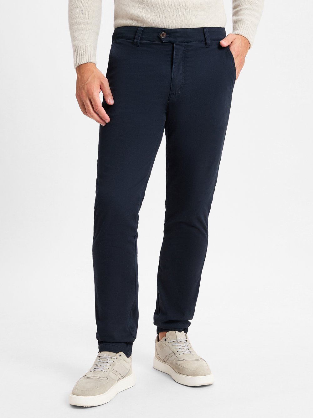 Van Graaf Stoffhose Herren Baumwolle blau, 40-32