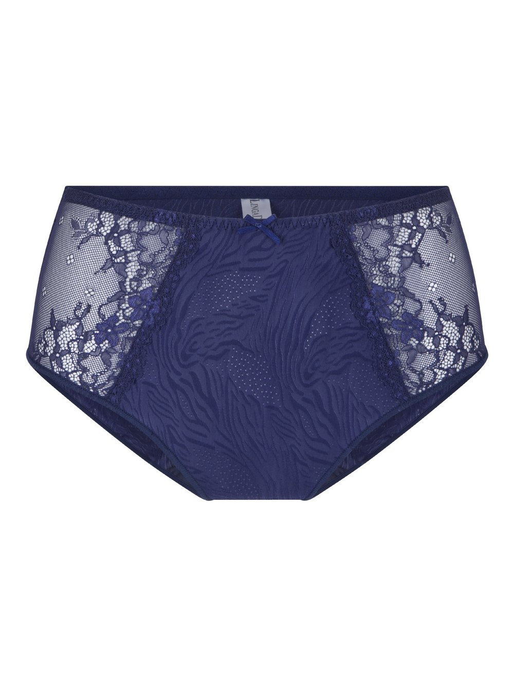 LingaDore Slip Damen Polyamid blau bedruckt, 50