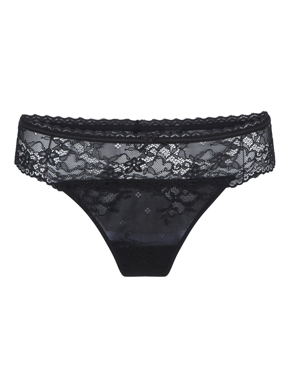 LingaDore String Damen Polyamid schwarz, L