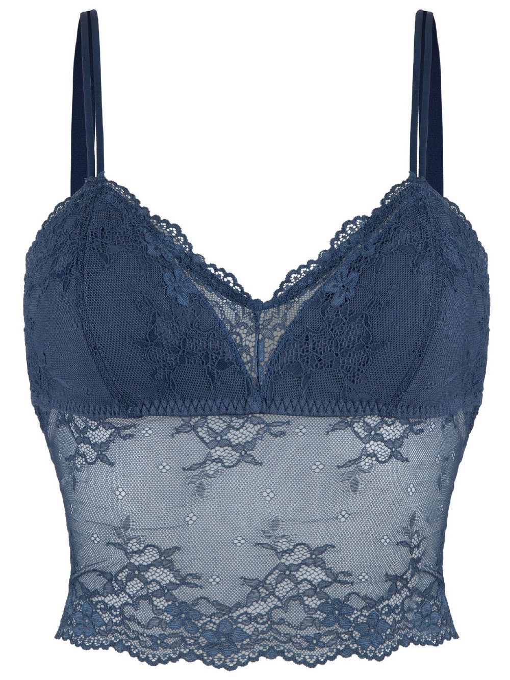LingaDore Top Damen Polyamid blau, XXL