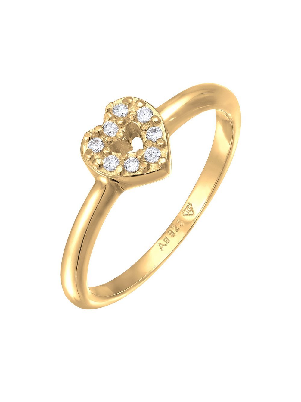 Elli Ring Damen Sterlingsilber gold, 52