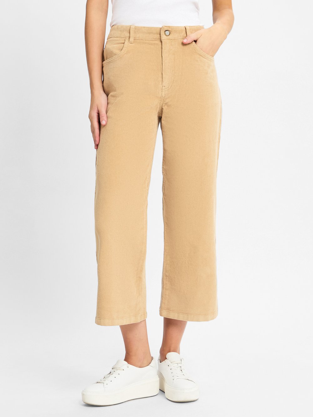 s.Oliver Hose Damen Baumwolle beige, 40