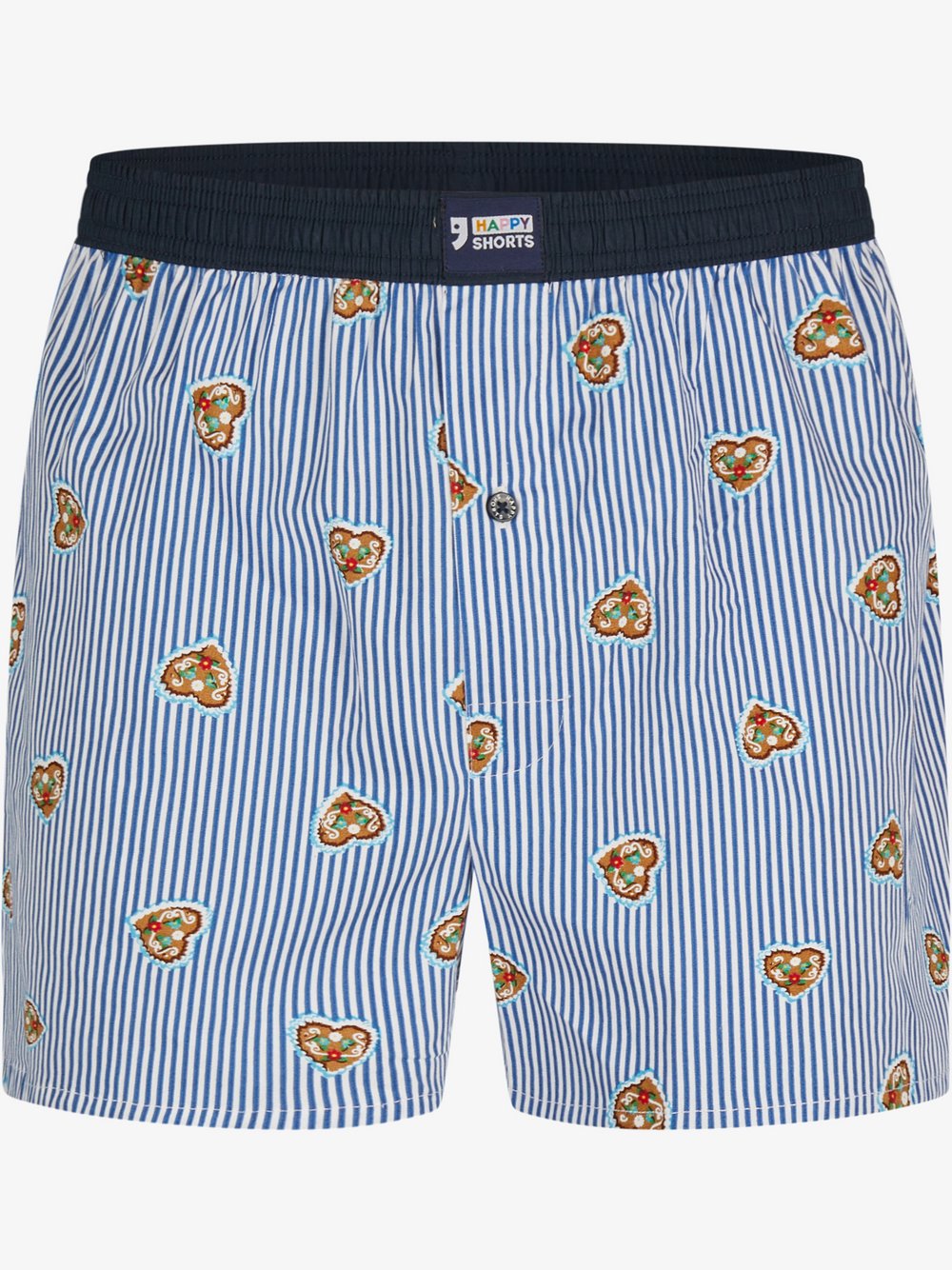 HAPPY SHORTS Boxer  Herren Baumwolle mehrfarbig bedruckt, L