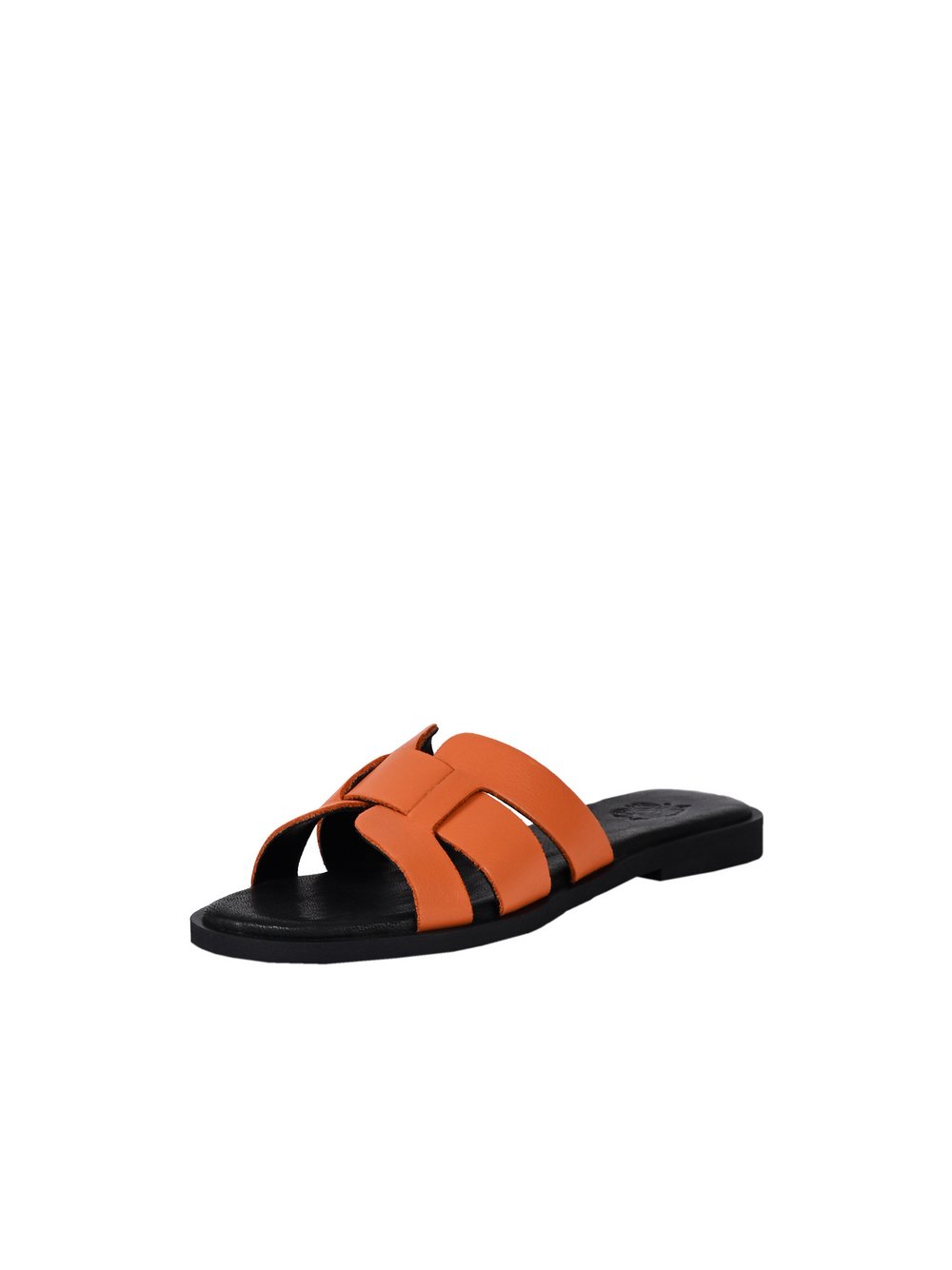 Apple of Eden Sandale Damen Leder orange, 40