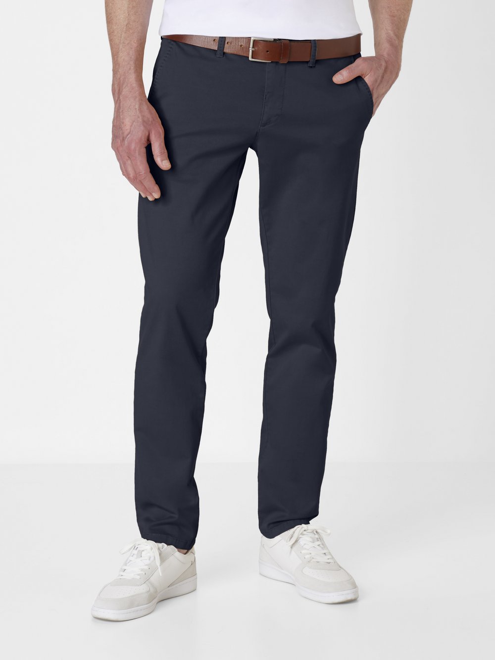 Redpoint Chino Herren Baumwolle blau, 29-34