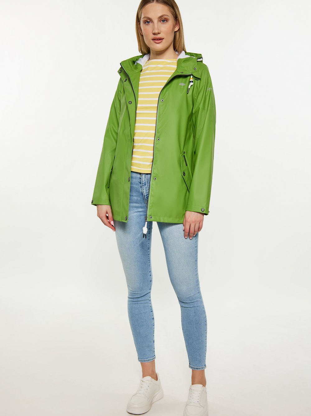 Schmuddelwedda Regenjacke Damen grün, M