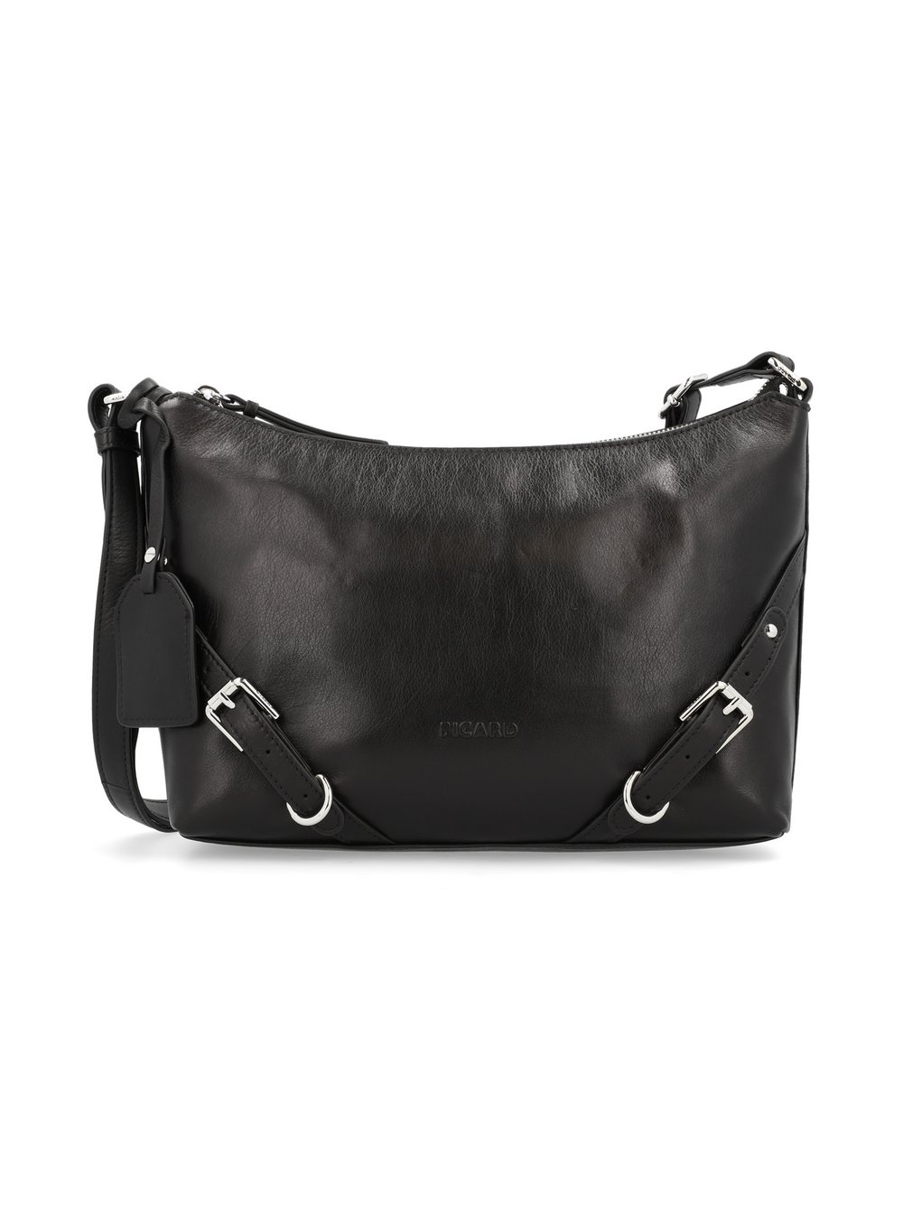 PICARD Schultertasche Damen Leder schwarz, ONE SIZE