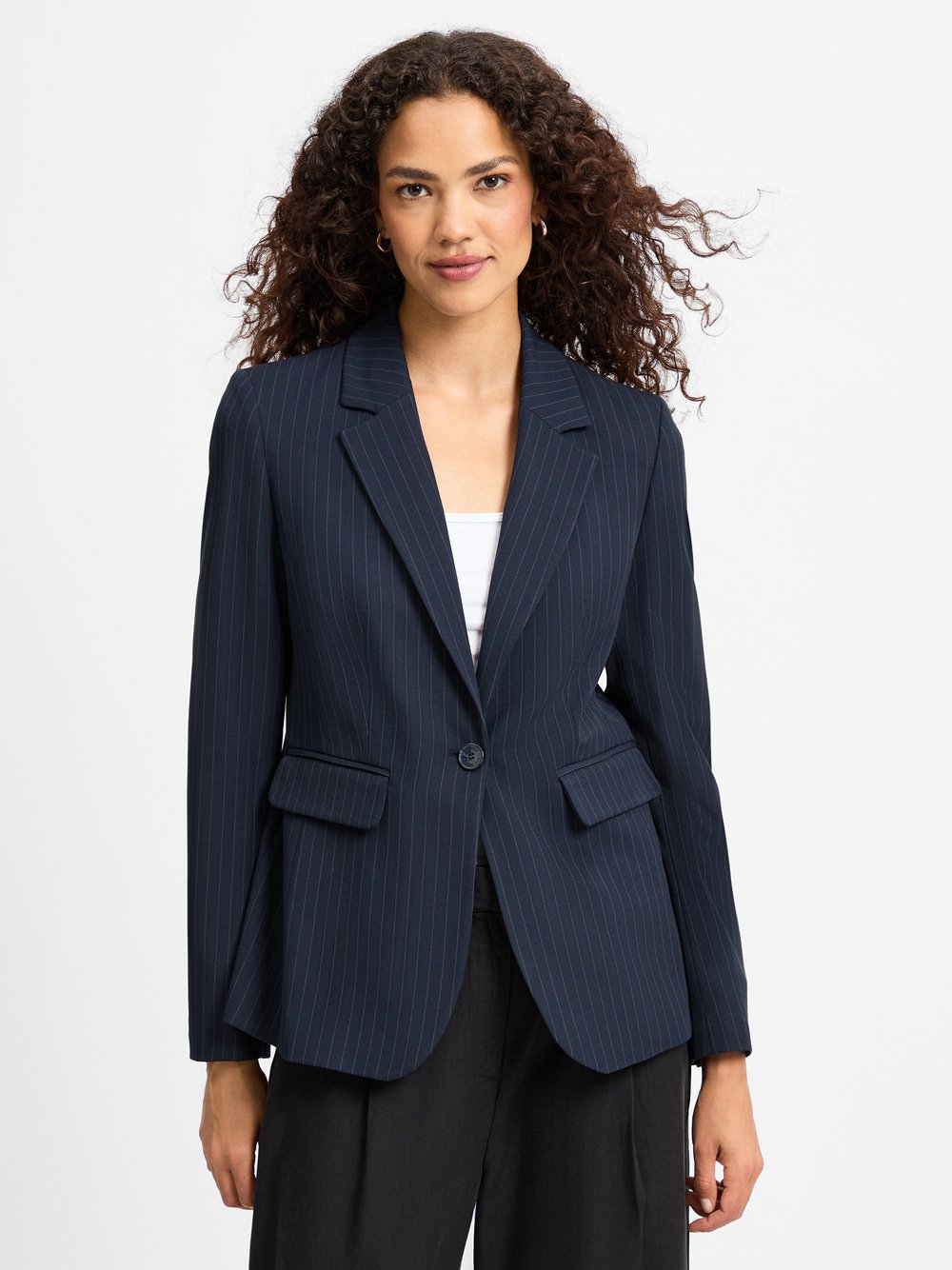 More & More Blazer Damen blau gestreift, 38