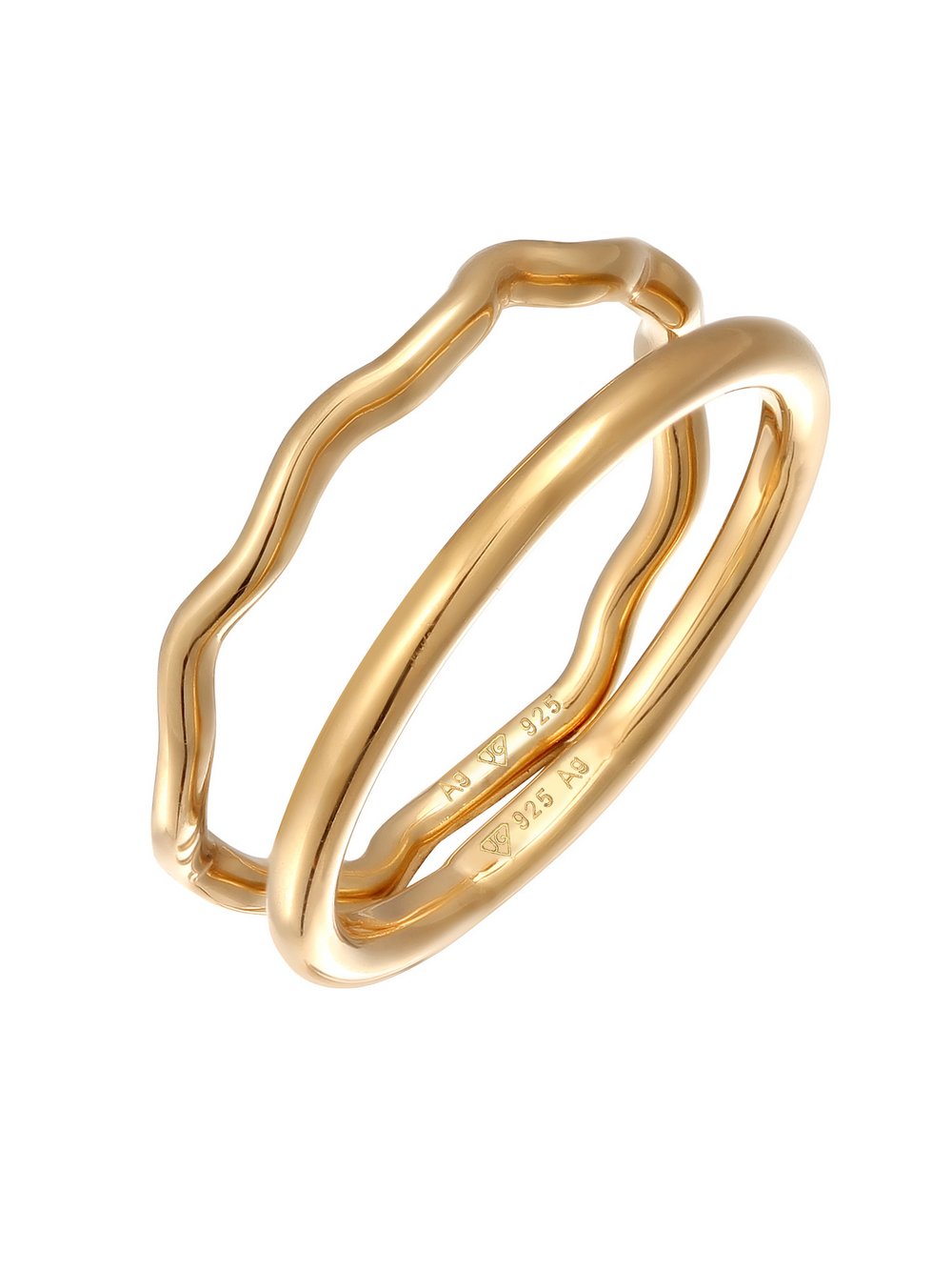 Elli Ring Damen Sterlingsilber gold, 58