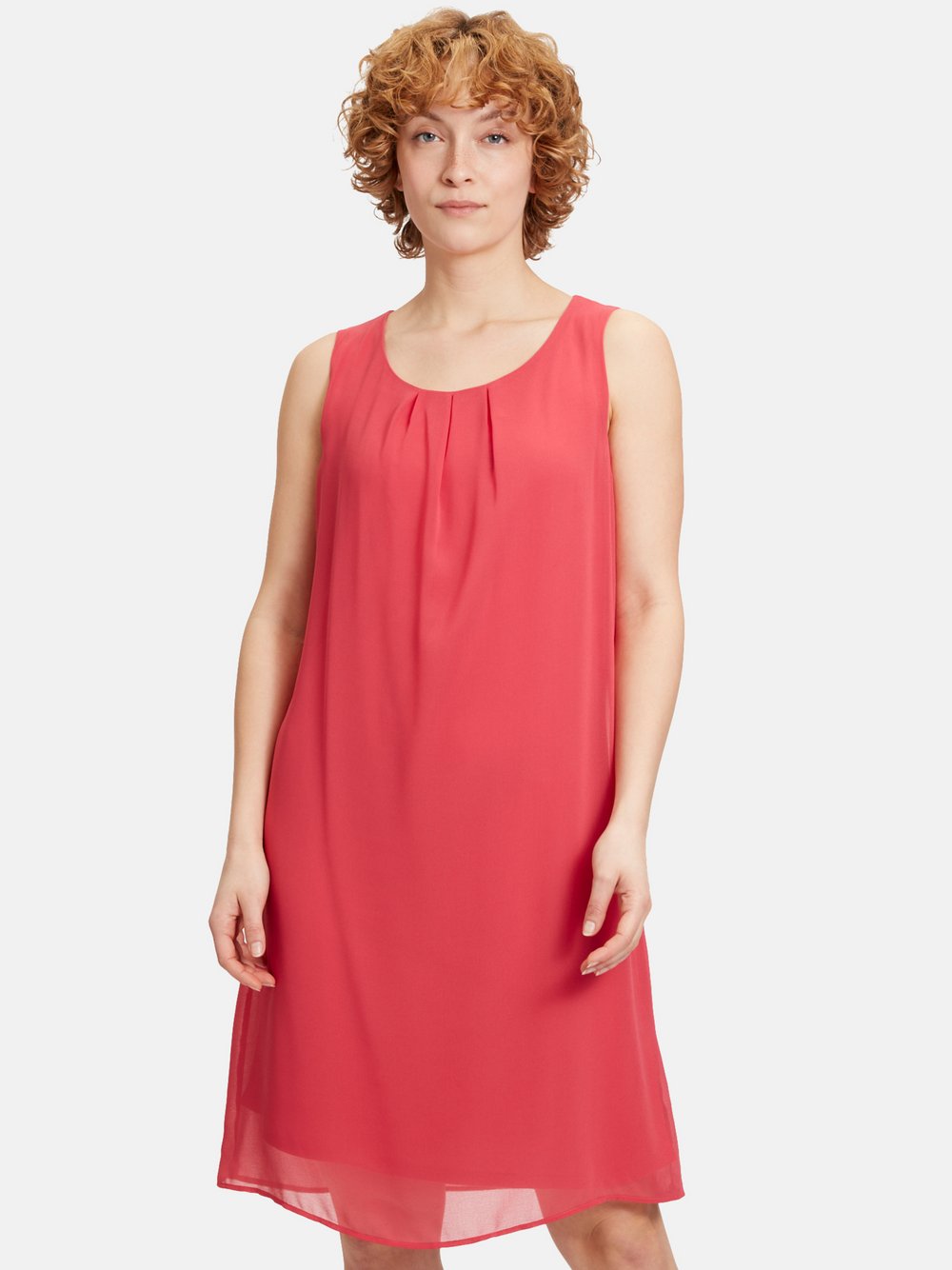 Cartoon Sommerkleid Damen rot, 40