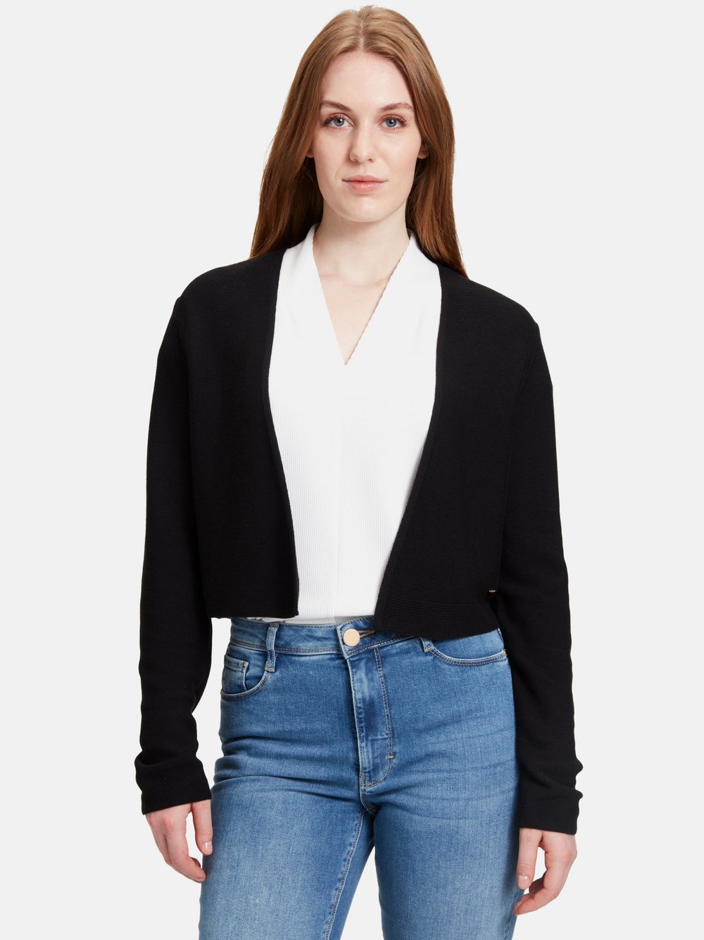 Betty & Co Strick-Cardigan Damen Viskose schwarz, 36