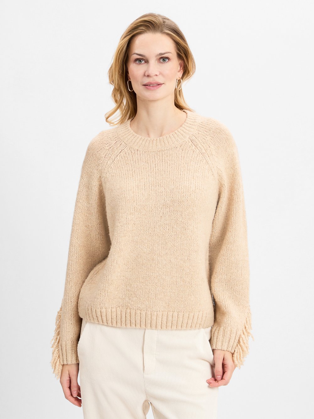 Marie Lund Collection Strickpullover Damen beige, S