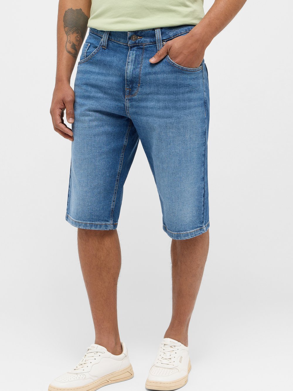 Mustang Short Herren Baumwolle blau, 33