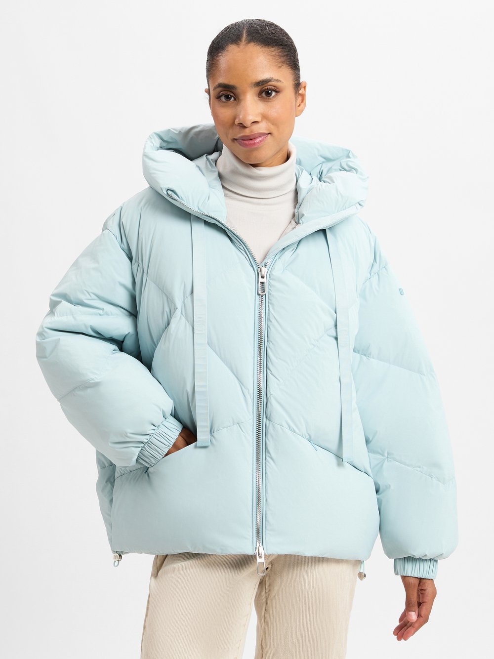 DUNO Daunenjacke Damen blau, 34