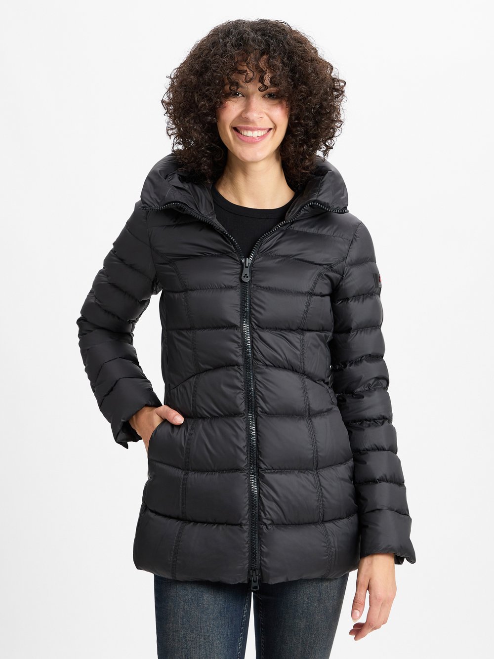 PEUTEREY Steppjacke Damen schwarz, 34