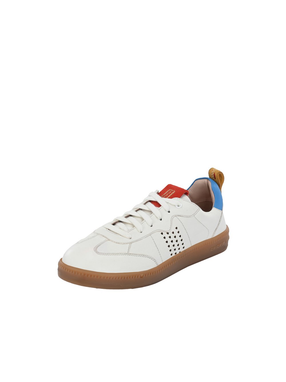 Crickit Sneaker Damen Leder weiß, 41