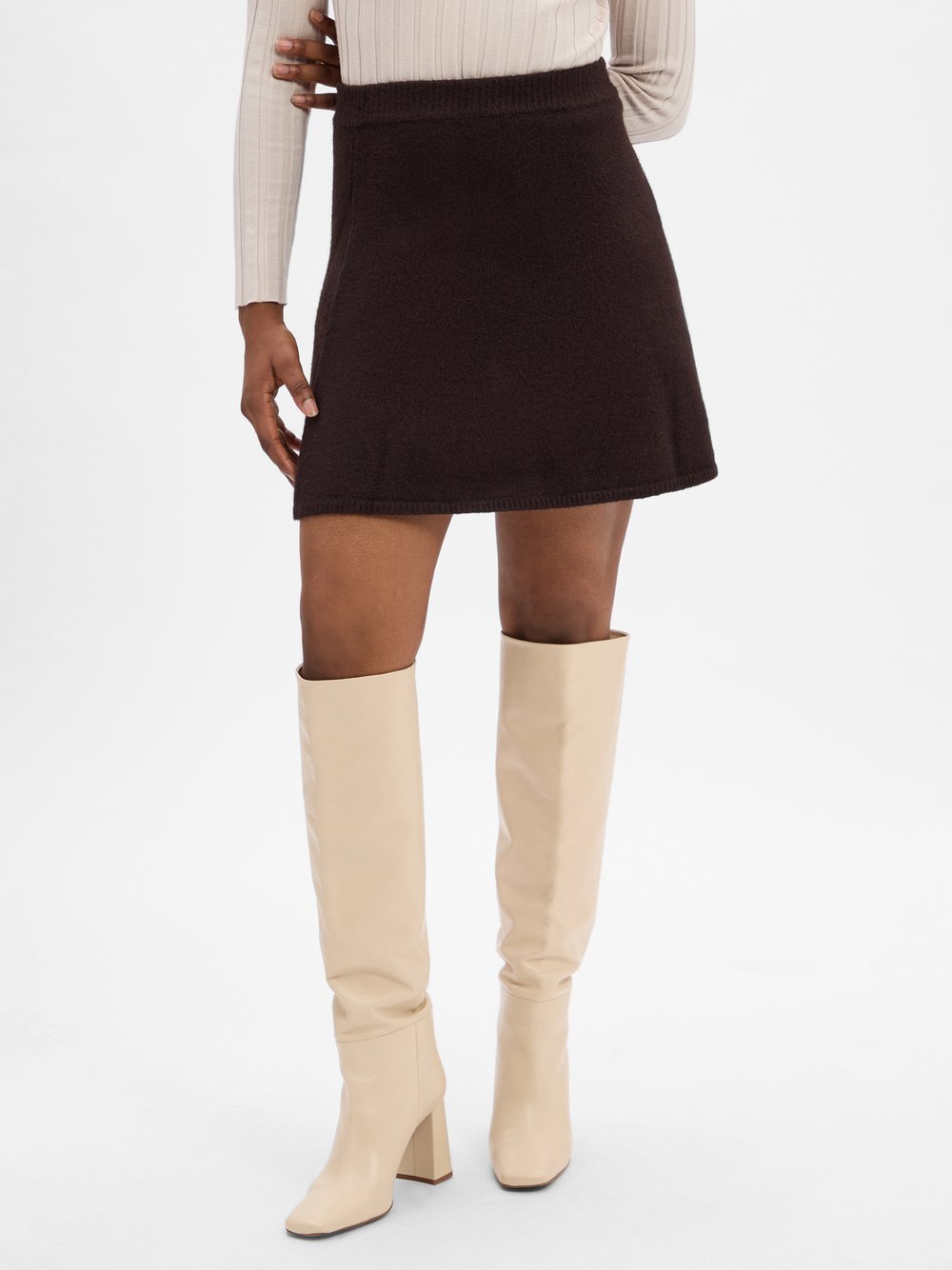 Neo Noir Strickrock Damen braun, 40